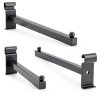 Oudain Black Gridwall Hook Set 20pcs Straight Square Tube Hangers 12in-6