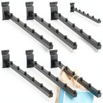 WRINGKIT Grid Wall Hanger Set 6 Iron Waterfall Hooks for Storage-0