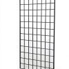 NEESEEYEE Heavy Duty Metal Grid Panel Wall Mount 2x4 Pack of 4 Black-1