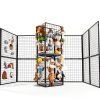 Gridwall Display RCZSCBK 2ZD-WG22 Black Foldable 48x60in Heavy Duty-4