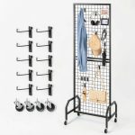 Grid Wall Panel VEVOR YD0054 Heavy-Duty Steel 35lb Capacity-0