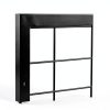 NectaCol Black Metal Gridwall Panel 3‑Pack Wall‑Mounted Organizer-3
