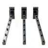 WRINGKIT Grid Wall Hanger Set 6 Iron Waterfall Hooks for Storage-5